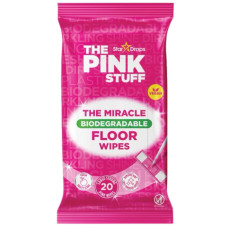 Вологі серветки для підлоги, до швабри The Pink Stuff Biodegradable Floor Wipes, 20 шт 